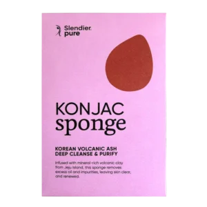 Esponja de konjac Slendier Pure Ceniza Volcánica Coreana